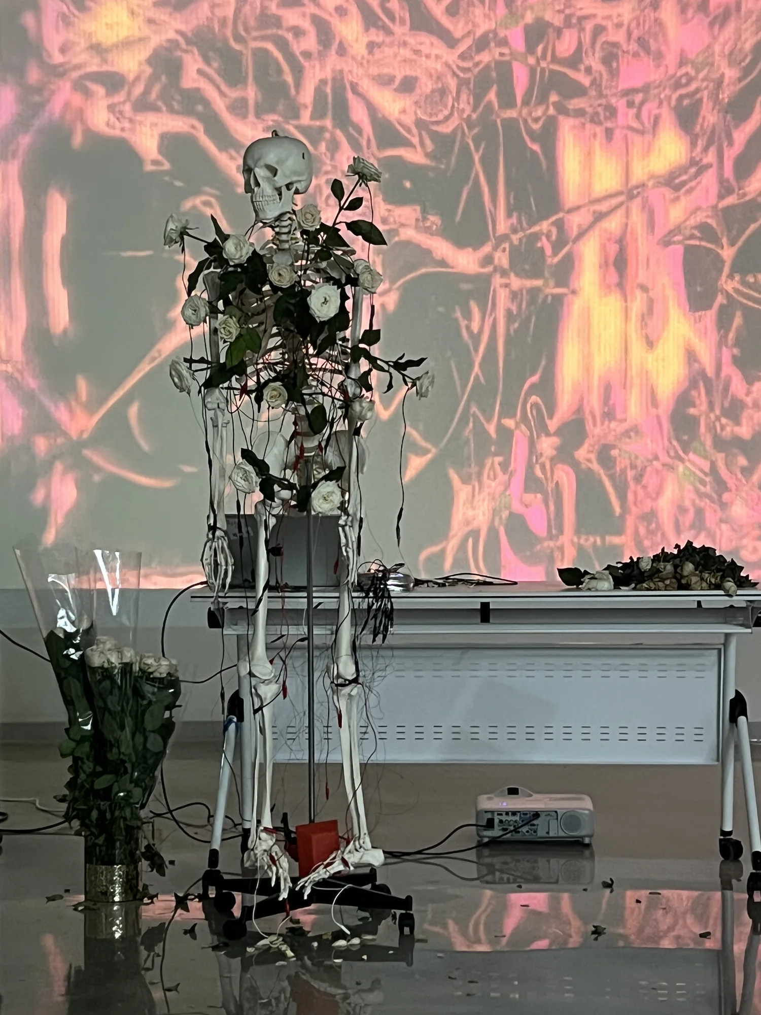 Meta Rose: The Funeral, Installation documentation