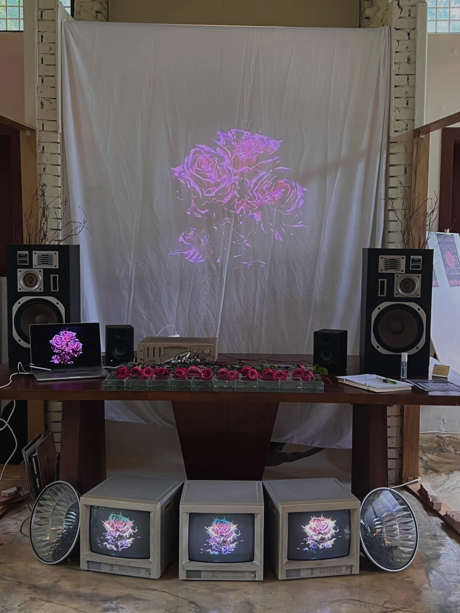 Meta Rose: Mugonggan, Installation documentation