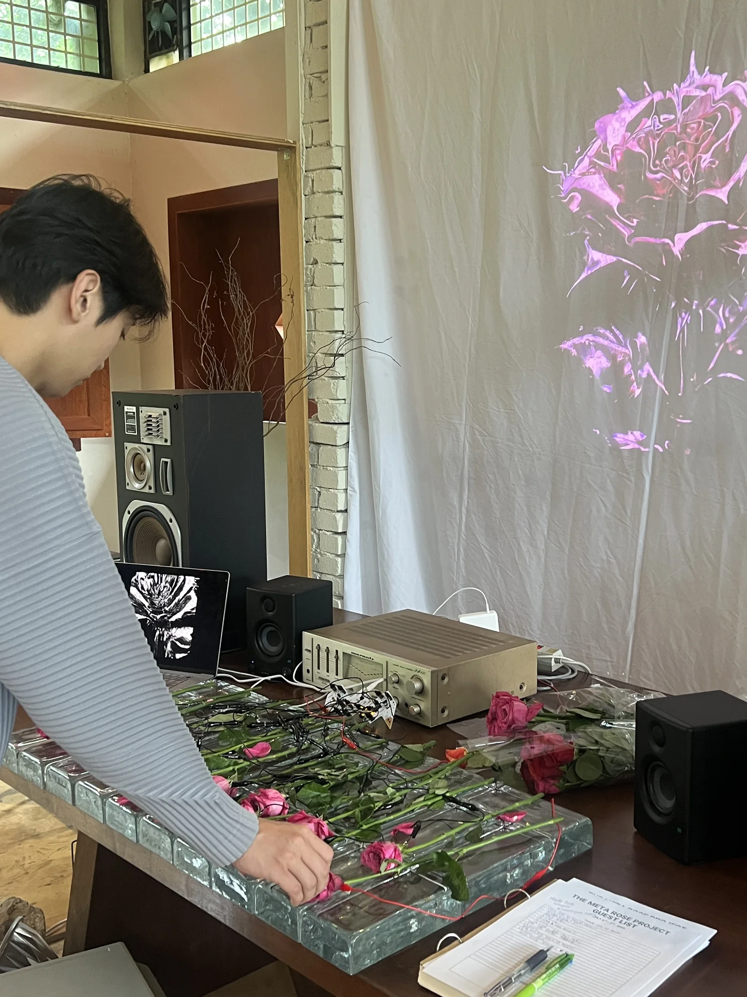 Meta Rose: Mugonggan, Installation documentation